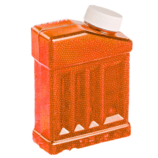 Set mit orangefarbenen Hydrogel-Wasserbällen für Pistolen, 20000 Stück.