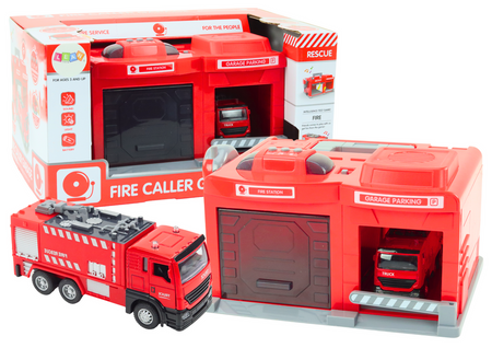 Garage Base Fire Station Truck 1:32 Walkie Talkie Lichtgeräusche