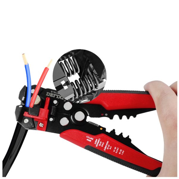 3-in-1-Kabelabisolierzange und Crimpwerkzeug