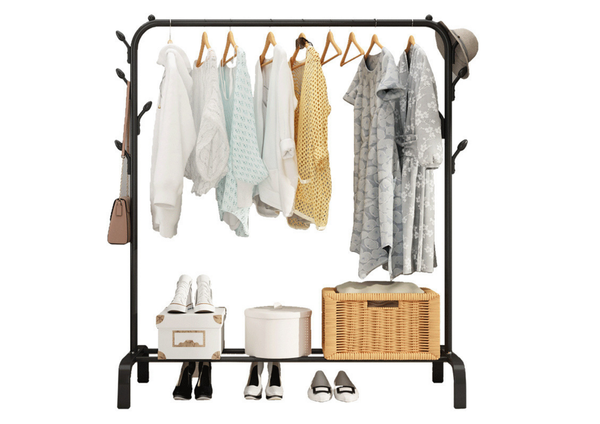 Standing Clothes Hanger Shoes Freestanding Wardrobe