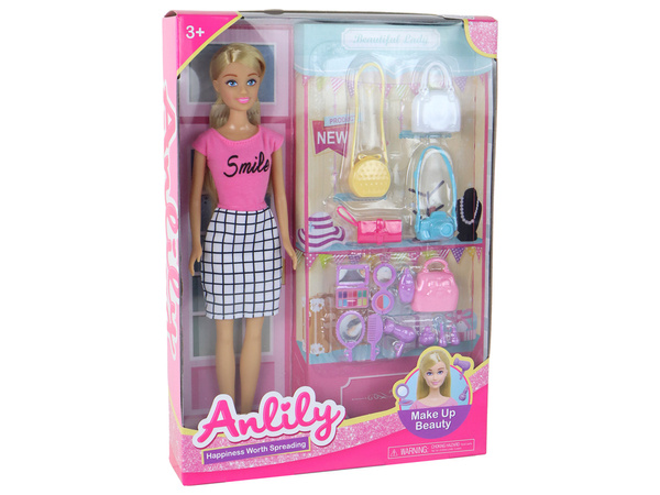 Anlily Doll Set Handbags Styling Set