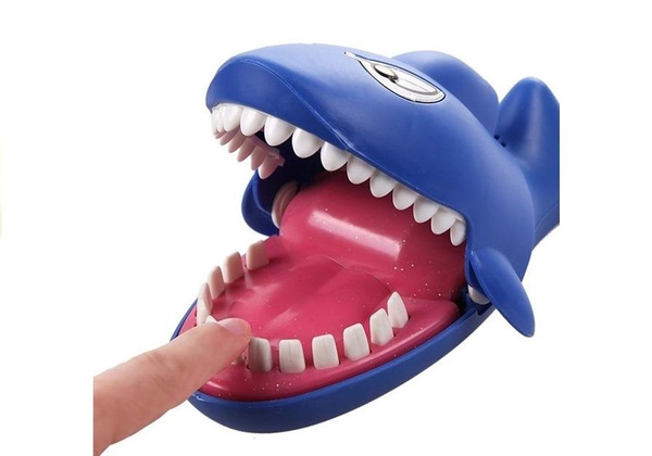 Shark Attack Reaction Family Game Push The Tooth