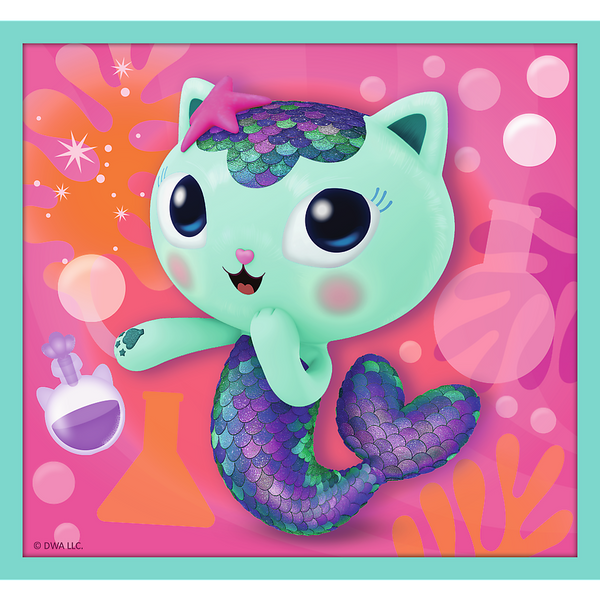 Puzzle - 10w1 - W świecie Gabi - Koci Domek Gabi - Trefl 96003