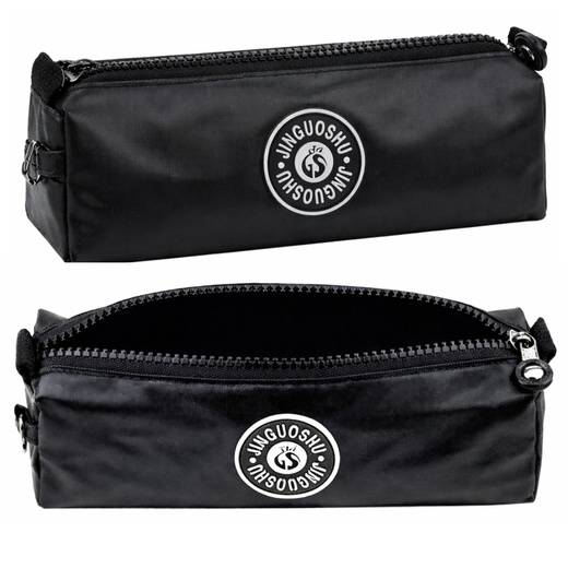 Federmäppchen für die Schule, Organizer, Einzelfach, Schwarz, 21,5 cm