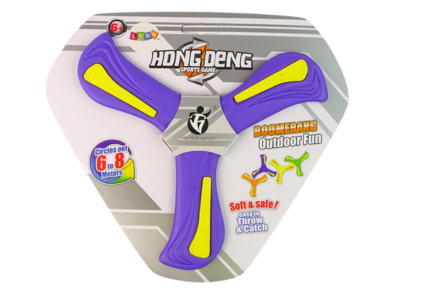 Boomerang Flying Disc Thrower Purple For Kids