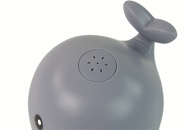 Water Squirting Whale Interactive Bath Toy Gray