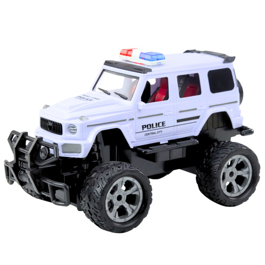 RC Polizei Geländewagen Weiß 1:12