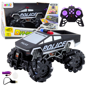 Off-road Vehicle Pick Up Truck Police Remote Controlled RC Lights Smoke 1:16