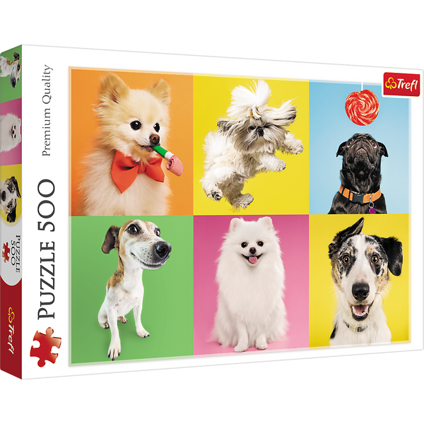 Puzzle 500 Teile Trefl Hunde 37378