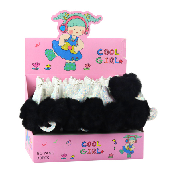 Gel Pen with Black Cap and Blue Ink, 17cm, 0.5mm