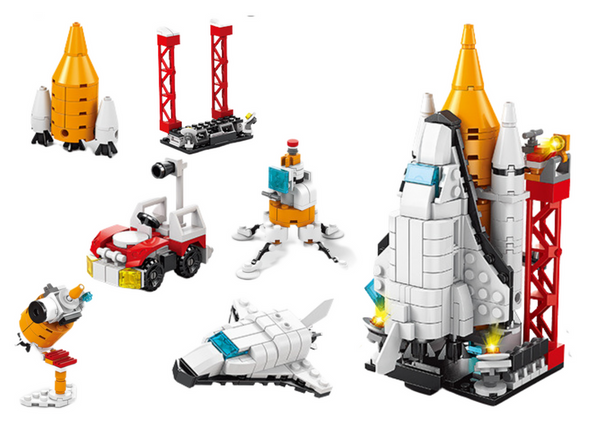 Construction Blocks Space Space Vehicle Rocket MIX