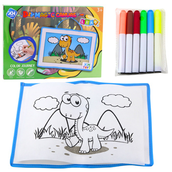 Magische Maltafel zum Selbermachen auf Leinwand mit abwaschbaren Markern