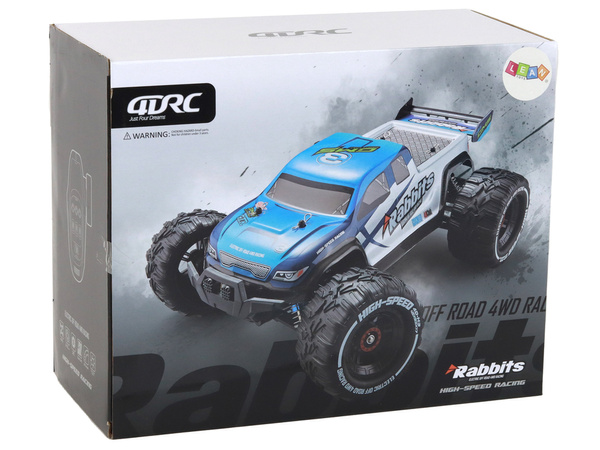 Rabbits RC-Geländewagen mit Allradantrieb, blau, 2,4 G