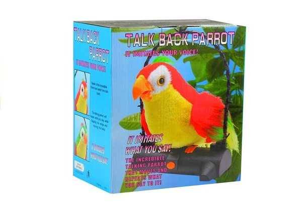 Talk Back Parrot - Imitates Your Voice and Sounds
