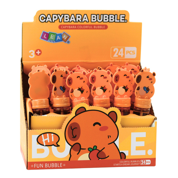 Capybara Soap Bubbles 3 Holes For Bubbles 35 ml Mix