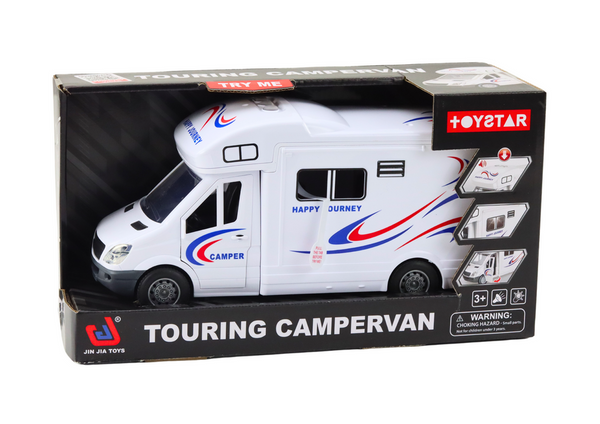 Car Camper White Lights Sounds Opening Doors