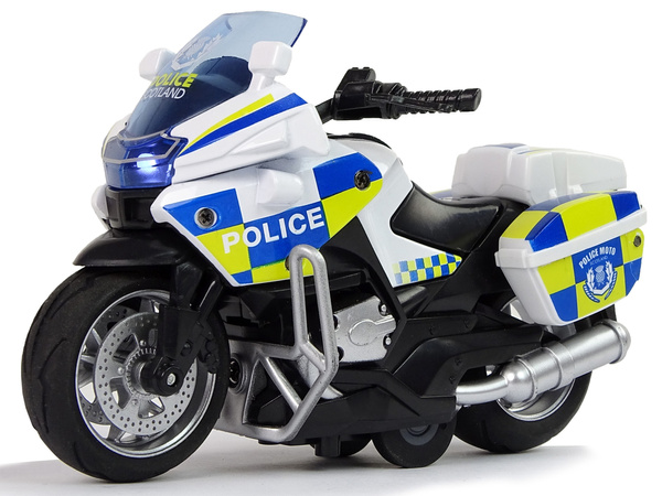 Polizei-Motorrad 1:14 mit Rückfahrscheinwerfern