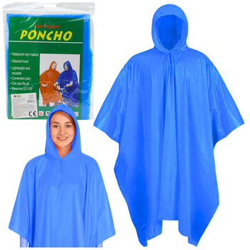 Reusable Raincoat Blue 132 x 203 cm