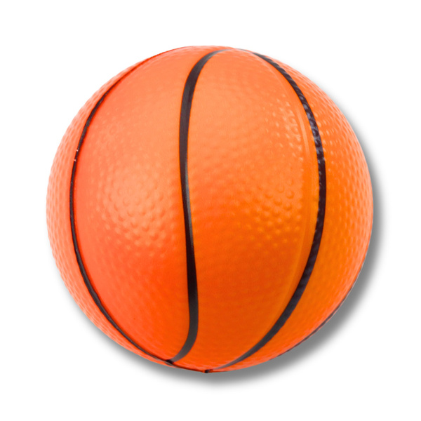 Schaumstoff-Basketball zum Hüpfen, Treten, Spaß, 12 cm