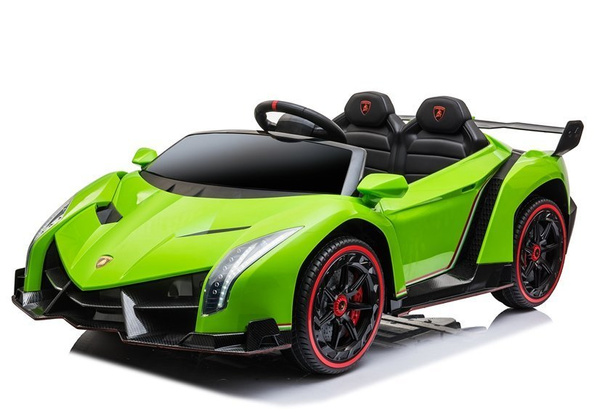 Electric Ride On Lamborghini Veneno Green