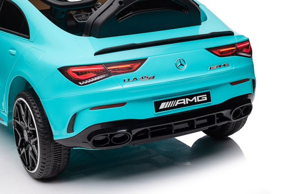 Battery-powered car Mercedes CLA 45s AMG Turquoise 4x4