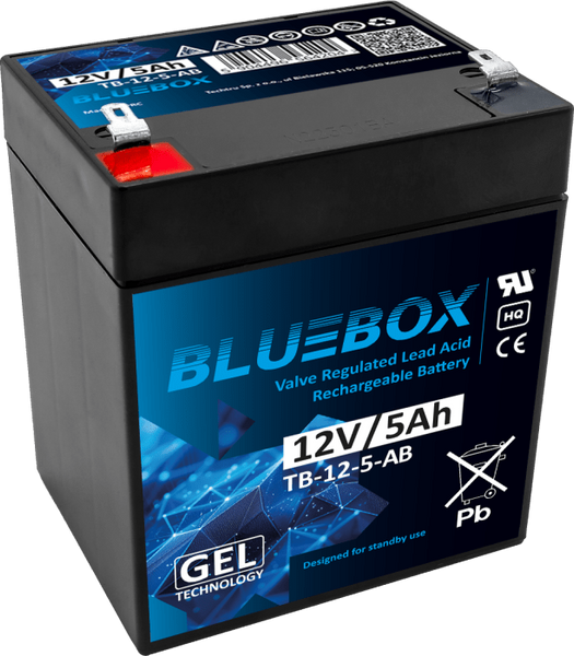 BLUEBOX VRLA AGM 12V 5Ah Gel Battery for Car Batteries