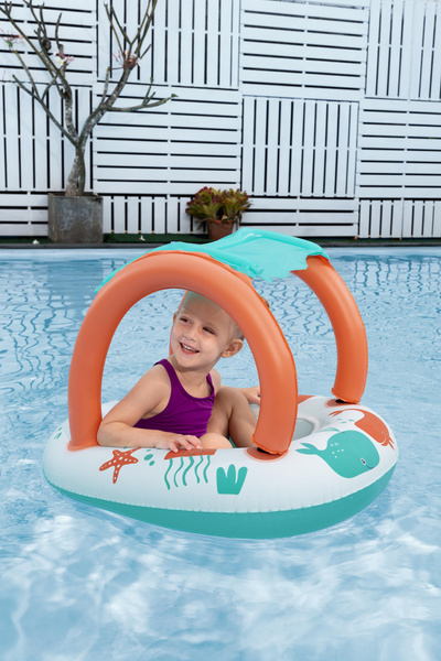 Aufblasbarer Ponton mit Sonnendach, 84 x 67 cm, Bestway 34203