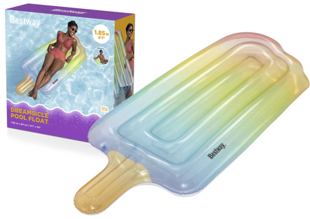 Aufblasbare Schwimmmatratze Eis am Stiel 185 x 89 cm Bestway 43161