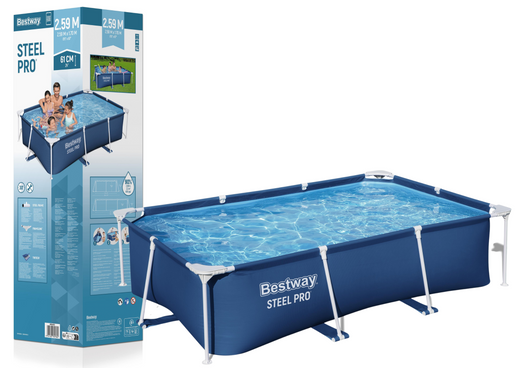 Rack Garden Pool 259 x 170 x 61cm Bestway 56403