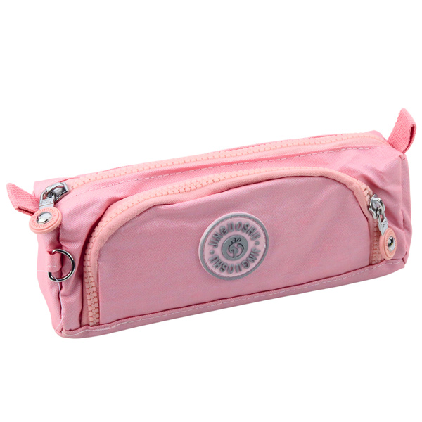 School Pencil Case Functional Two Pockets Pendant Mix