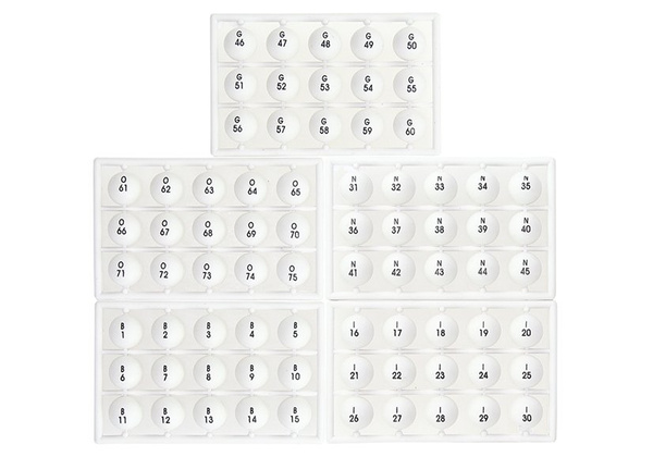 Familijna Gra Losowa Bingo Lotto Metalowe