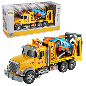 Tow Truck Roadside Assistance Car 2in1 Adjustable Lights Sounds