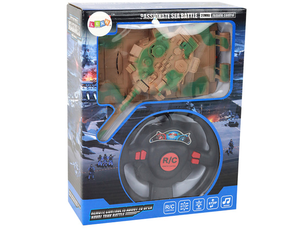 R/C Panzer ferngesteuerte Lichter Sound Sand 1:18 27MHz