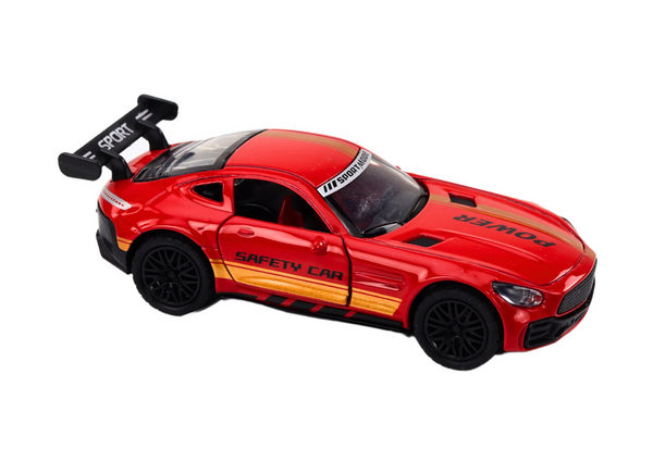 Sports Car Car 1:32 Action Figure Red Spoiler Metal