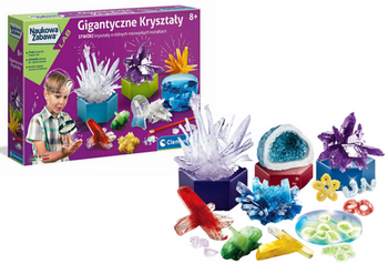 Science Fun Giant Crystals Polish Language Clementoni 50106