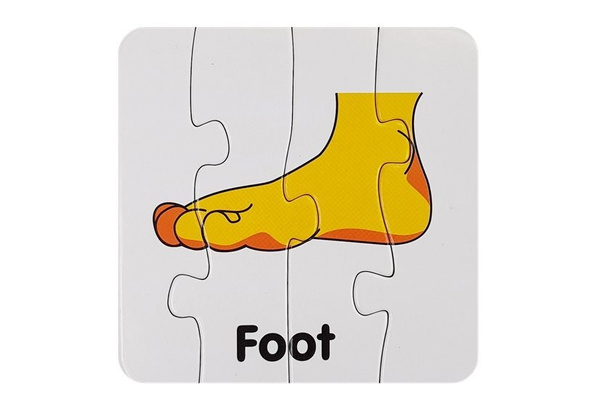 Educational Puzzle Body Parts Jigsaw Puzzle 10 English Connections