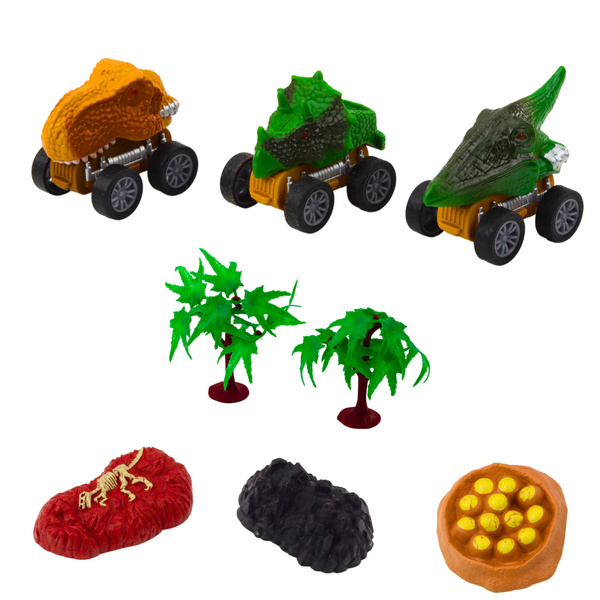 LKW Dinosaurier Triceratops Autos Dinosaurier Launcher Braun