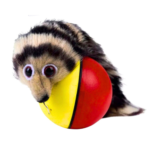 Ball with Fluffy Ferret Tail Interactive Toy for Children