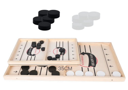 Hockey Catapult Wooden Air Hockey Game 36cm