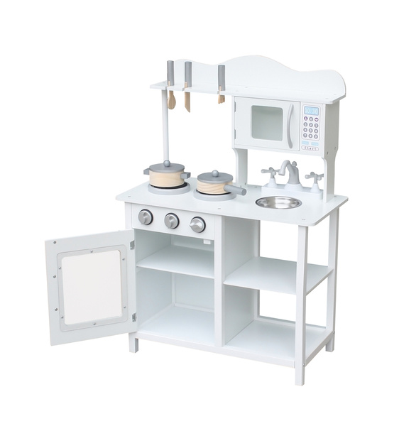 Wooden Kitchen Bella For Children White Accessories