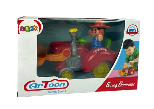 Interaktiver Traktor Bagger Batterie Musik Lichter