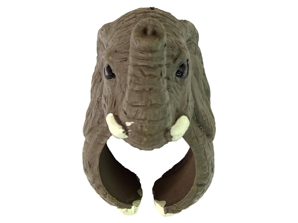 Ring auf der Hand Lerntiere Elefant