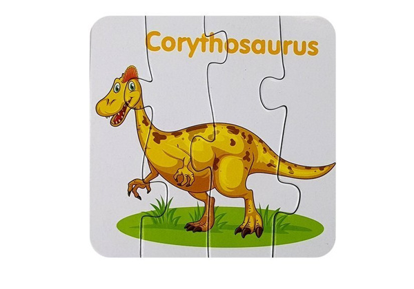 Educational Puzzle English Dinosaurs 10 Connections