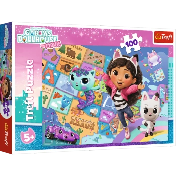 Puzzle 100 - Friendship in the Cat Dome Gabby Trefl 16515