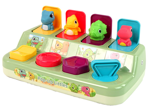 Animal Dinosaurs Toddler Pop-up Dexterity Toy.