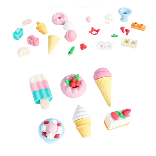 Radiergummi-Set School Sweets 6-tlg.