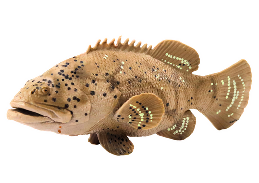 Figur Fisch Seemann Goliath Grau 11 cm