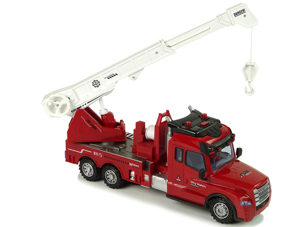 Ferngesteuertes Feuerwehrauto Ferngesteuert 2.4G Lichter Töne Rot