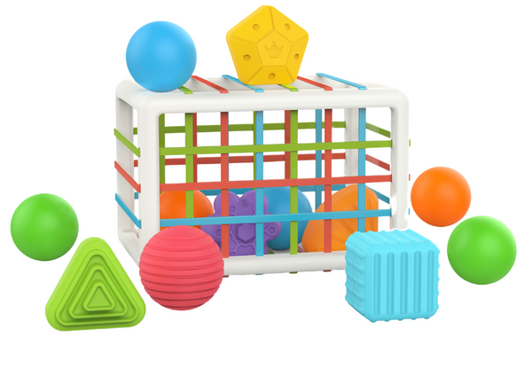 Flexible Cube Ball Sorter Figures For Babies