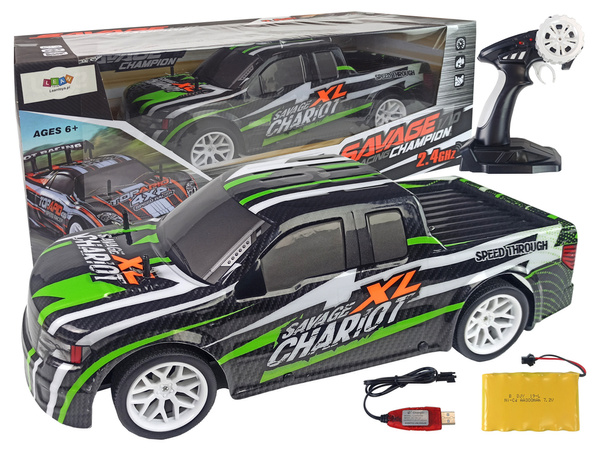 Remote Controlled Car R/C Pick Up 15-20 km/h Green